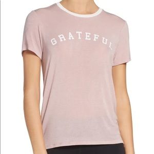 Spiritual Gangster Grateful Tee (dusty mauve) S